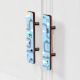 Handcrafted Acacia Wood Racing Track Handles Set